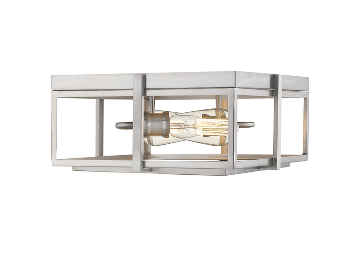 Z-Lite Canada - 724F13-BN - Two Light Flush Mount - Halcyon - Brushed Nickel