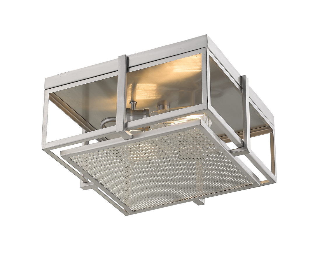 Z-Lite Canada - 724F13-BN - Two Light Flush Mount - Halcyon - Brushed Nickel
