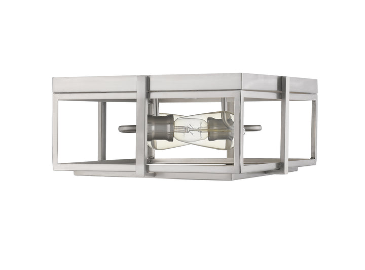 Z-Lite Canada - 724F13-BN - Two Light Flush Mount - Halcyon - Brushed Nickel