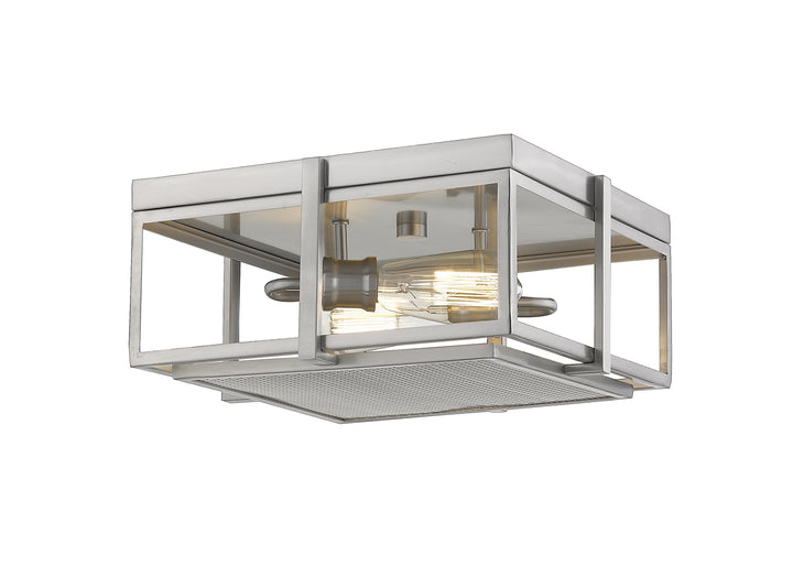 Z-Lite Canada - 724F13-BN - Two Light Flush Mount - Halcyon - Brushed Nickel