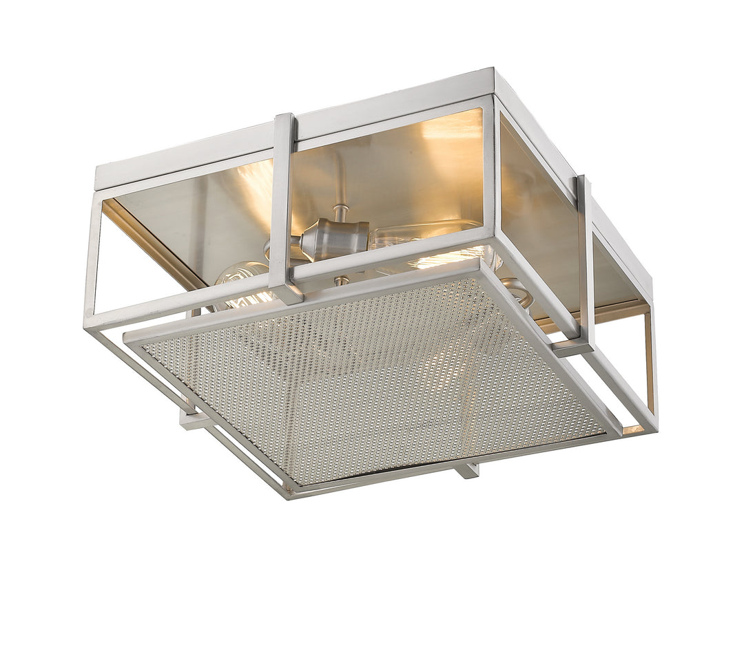 Z-Lite Canada - 724F15-BN - Three Light Flush Mount - Halcyon - Brushed Nickel