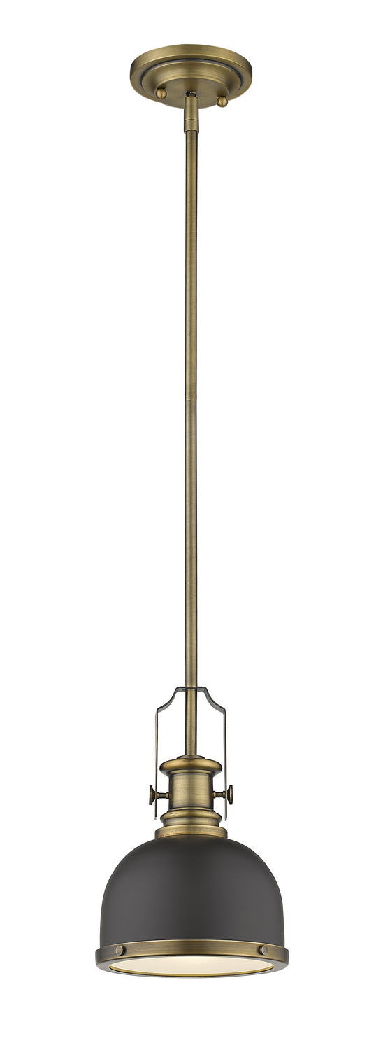Melange One Light Pendant in Bronze + Heritage Brass - available from The Lighting Shoppe, trusted by Canadian homeowners