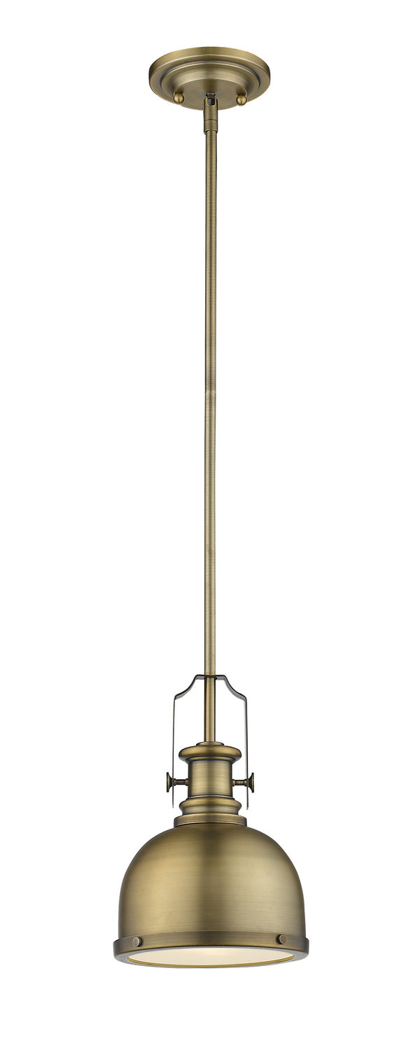 Melange One Light Pendant in Heritage Brass - available from The Lighting Shoppe, trusted by Canadian homeowners