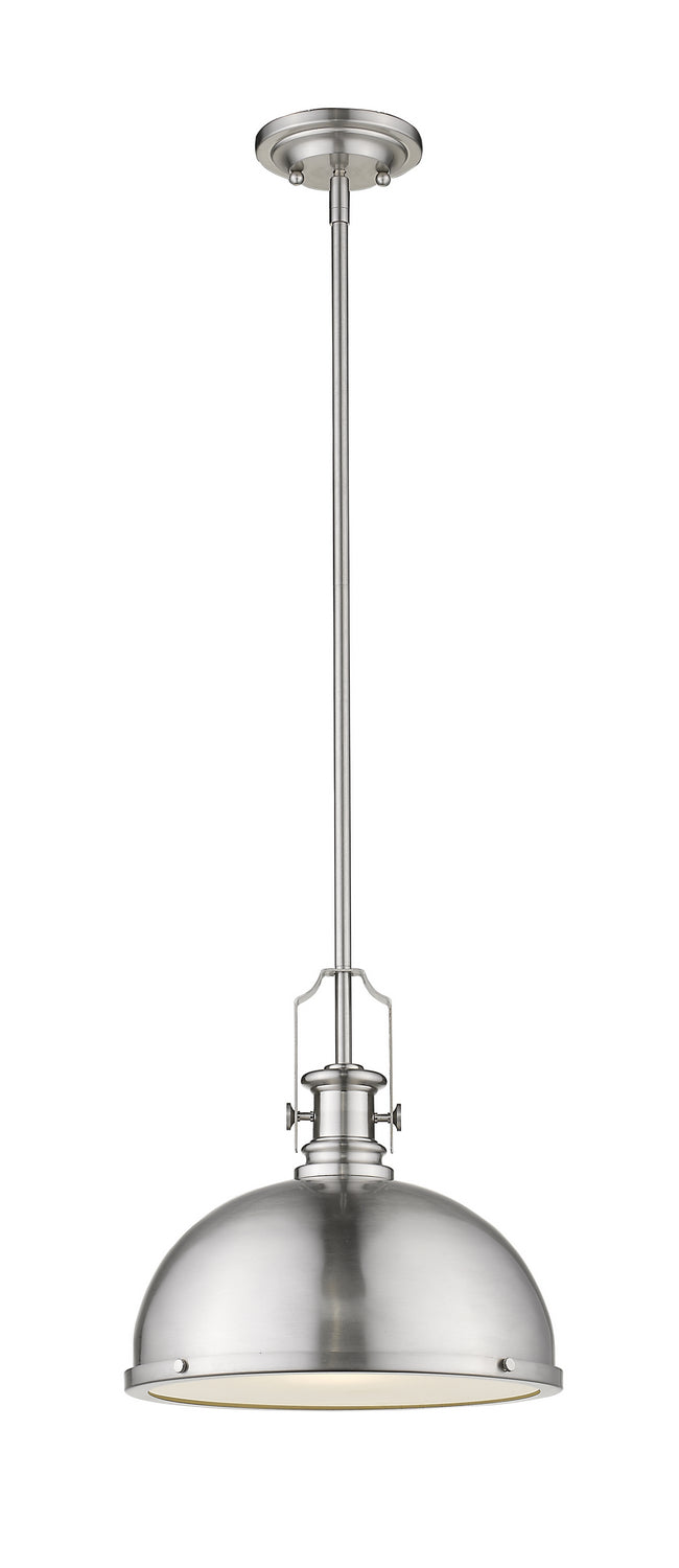 Melange One Light Pendant in Brushed Nickel - available from The Lighting Shoppe, trusted by Canadian homeowners