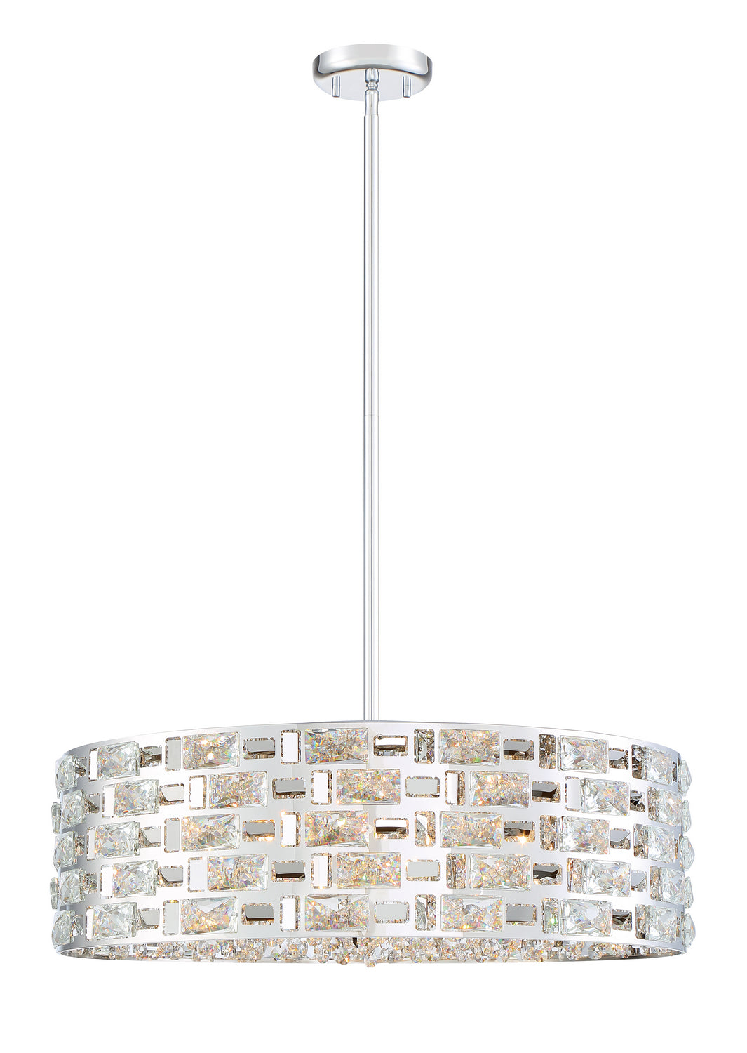 Aludra Seven Light Chandelier in Chrome - available from The Lighting Shoppe, trusted by Canadian homeowners