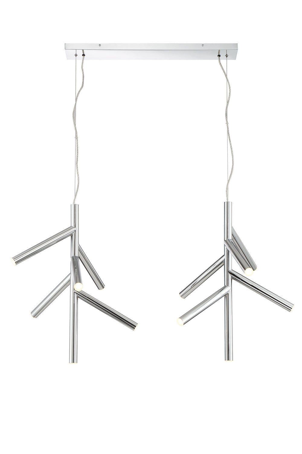 Z-Lite Canada - 917-6CH-LED-2LCH - LED Linear Chandelier - Forest - Chrome