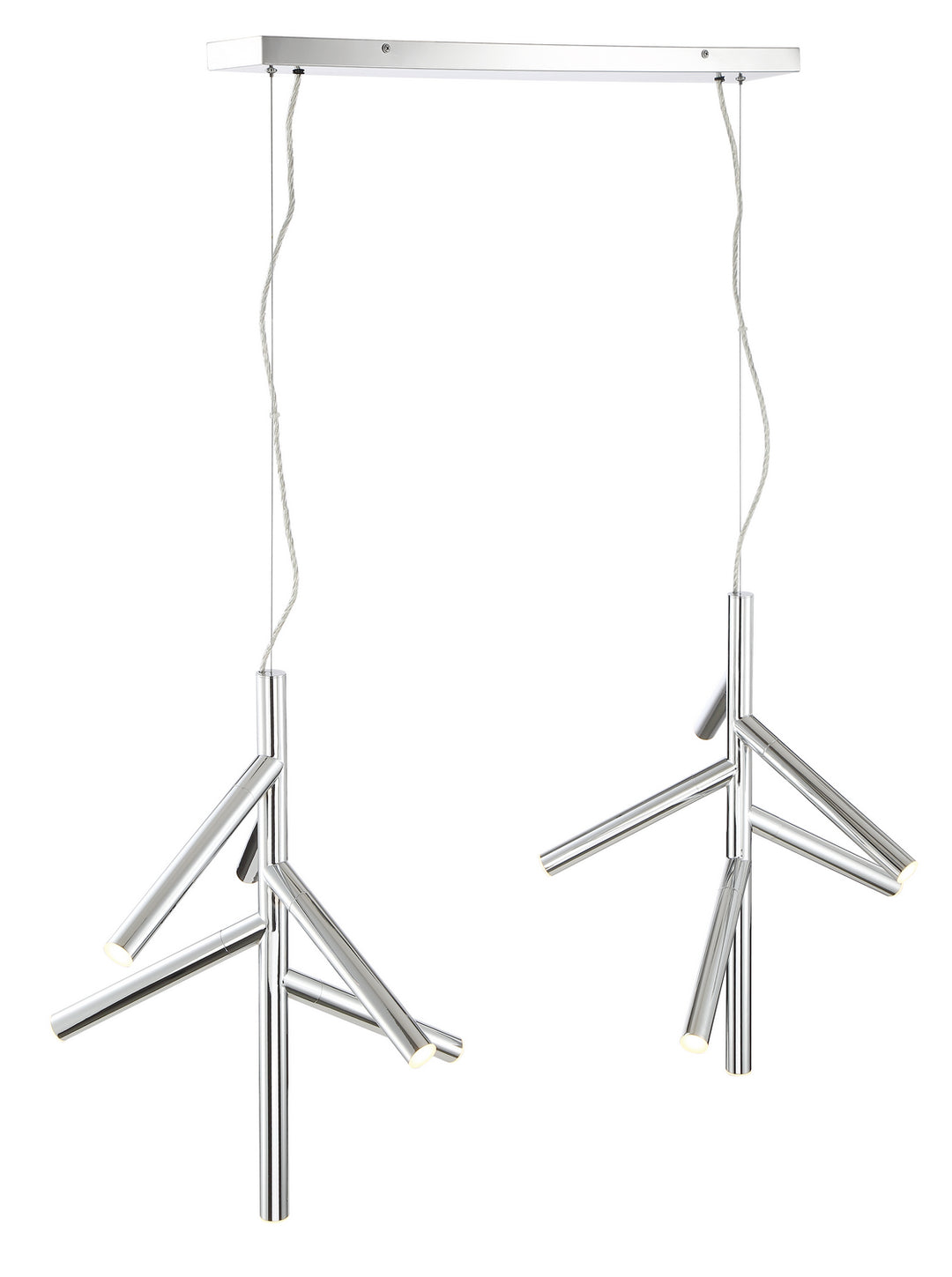 Z-Lite Canada - 917-6CH-LED-2LCH - LED Linear Chandelier - Forest - Chrome