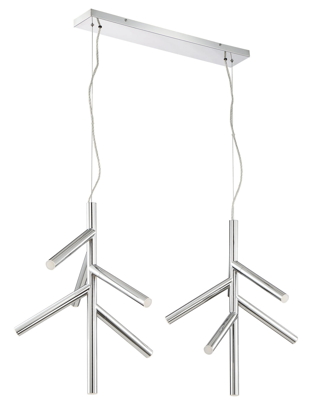 Z-Lite Canada - 917-6CH-LED-2LCH - LED Linear Chandelier - Forest - Chrome