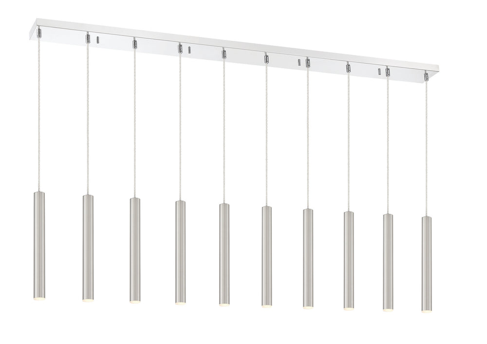 Z-Lite Canada - 917MP12-BN-LED-10LCH - LED Linear Chandelier - Forest - Chrome