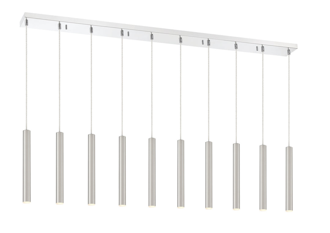 Z-Lite Canada - 917MP12-BN-LED-10LCH - LED Linear Chandelier - Forest - Chrome