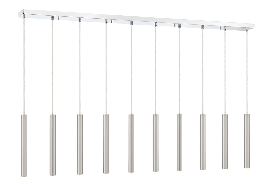 Z-Lite Canada - 917MP12-BN-LED-10LCH - LED Linear Chandelier - Forest - Chrome