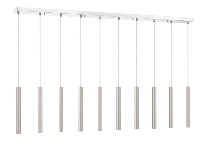 Z-Lite Canada - 917MP12-BN-LED-10LCH - LED Linear Chandelier - Forest - Chrome
