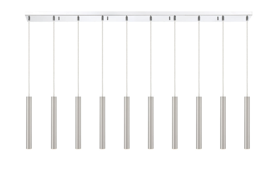 Z-Lite Canada - 917MP12-BN-LED-10LCH - LED Linear Chandelier - Forest - Chrome