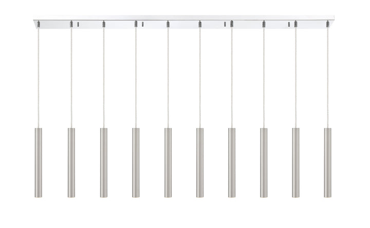 Z-Lite Canada - 917MP12-BN-LED-10LCH - LED Linear Chandelier - Forest - Chrome