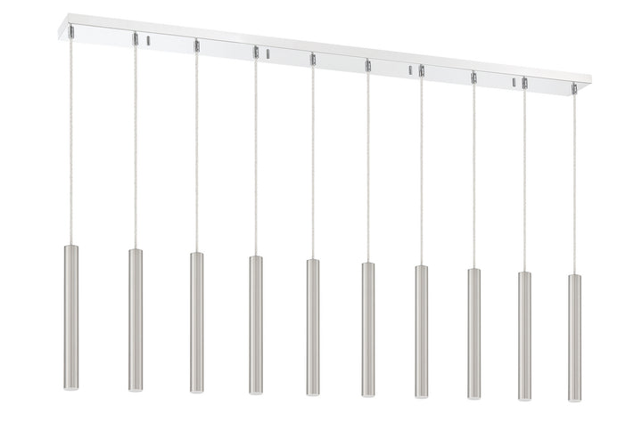 Z-Lite Canada - 917MP12-BN-LED-10LCH - LED Linear Chandelier - Forest - Chrome