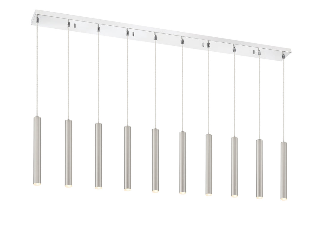 Forest LED Linear Chandelier in Chrome - available from The Lighting Shoppe, trusted by Canadian homeowners