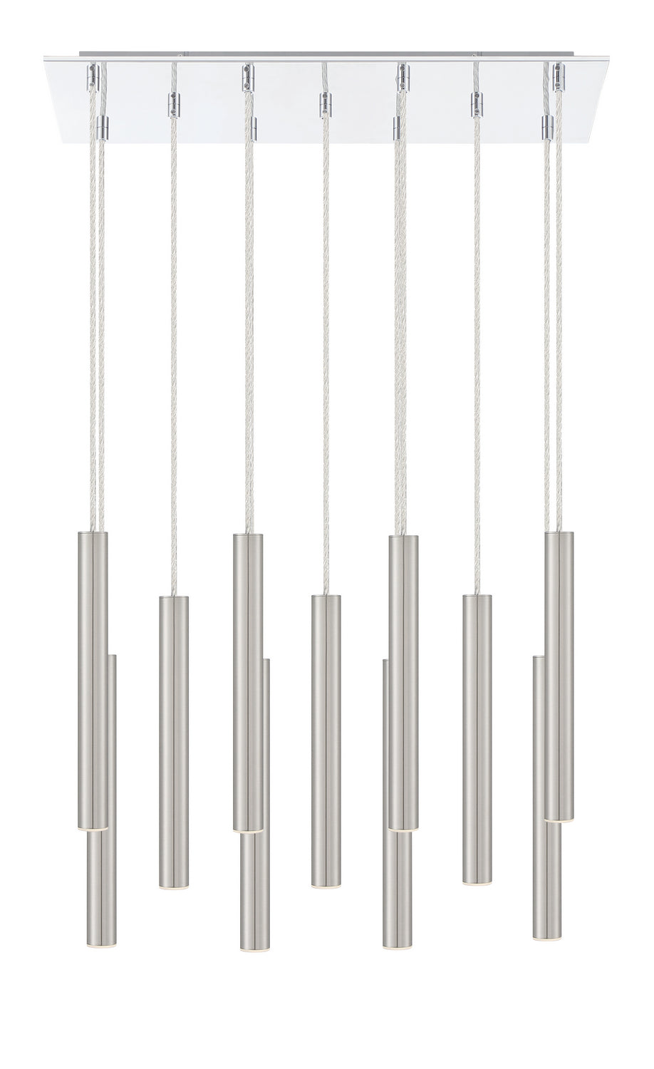 Z-Lite Canada - 917MP12-BN-LED-11LCH - LED Chandelier - Forest - Chrome