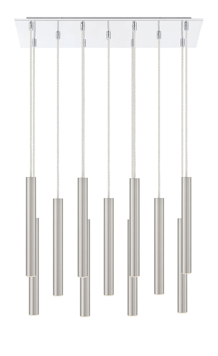 Z-Lite Canada - 917MP12-BN-LED-11LCH - LED Chandelier - Forest - Chrome
