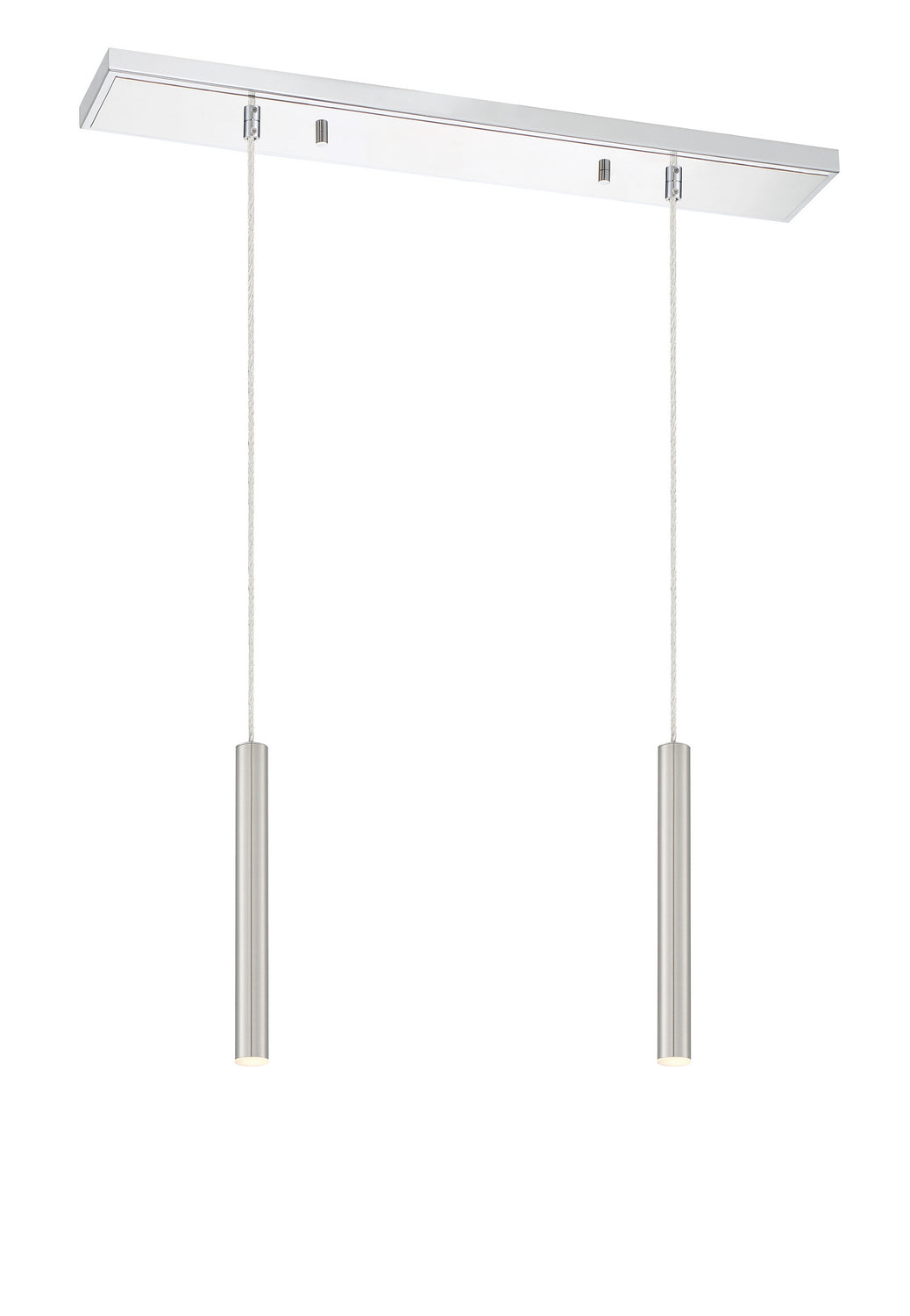 Z-Lite Canada - 917MP12-BN-LED-2LCH - LED Linear Chandelier - Forest - Chrome