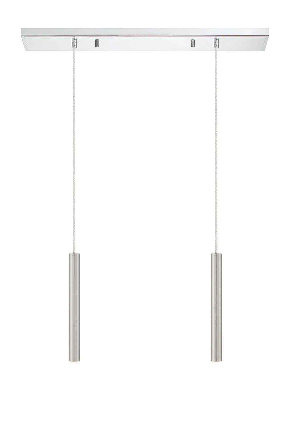 Z-Lite Canada - 917MP12-BN-LED-2LCH - LED Linear Chandelier - Forest - Chrome