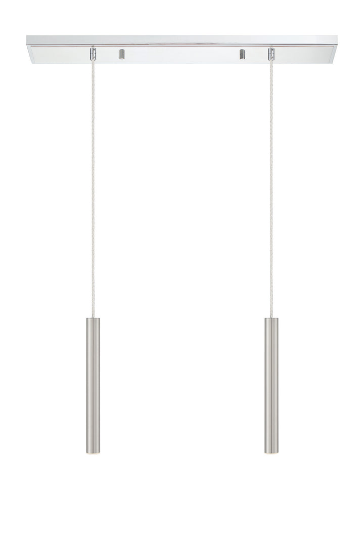 Z-Lite Canada - 917MP12-BN-LED-2LCH - LED Linear Chandelier - Forest - Chrome