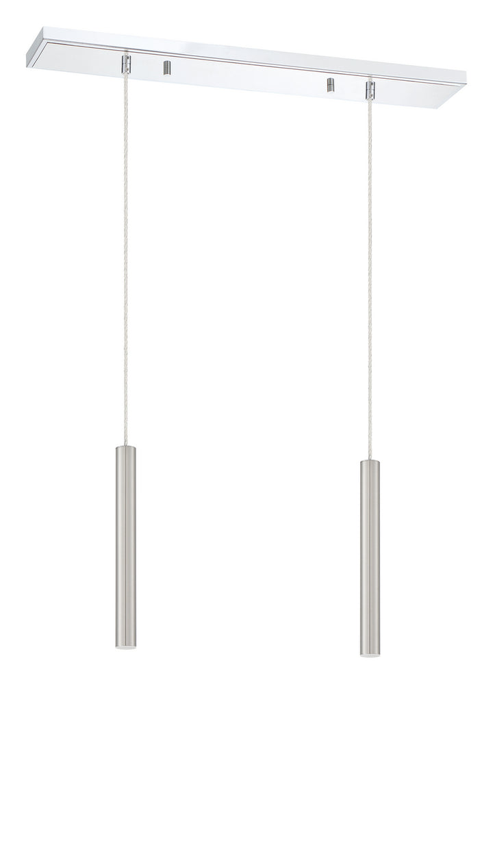 Z-Lite Canada - 917MP12-BN-LED-2LCH - LED Linear Chandelier - Forest - Chrome