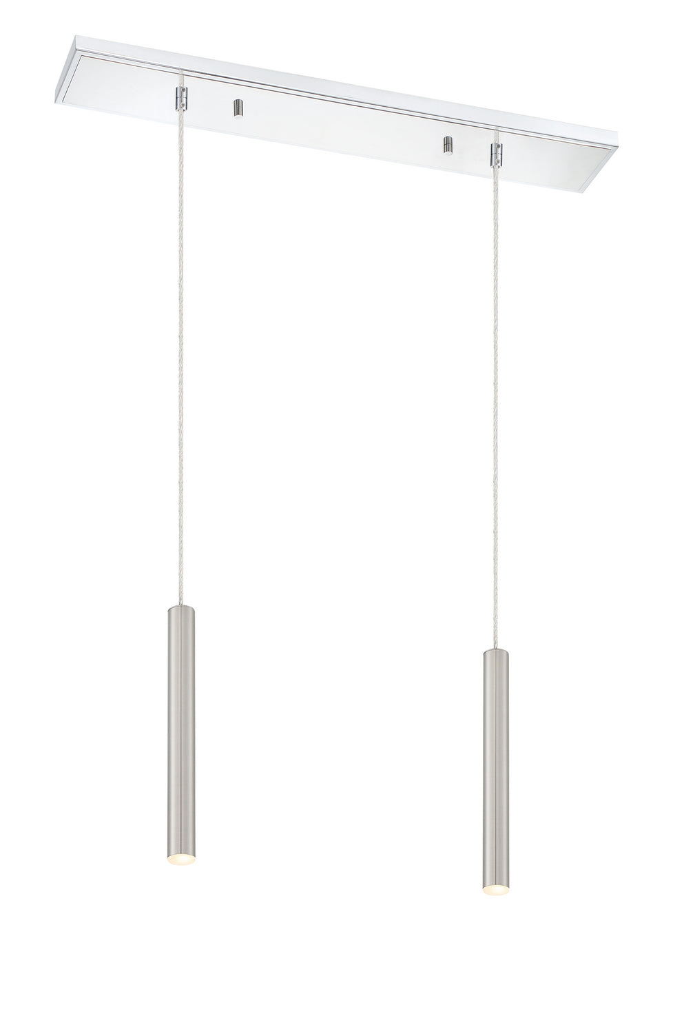 Forest LED Linear Chandelier in Chrome - available from The Lighting Shoppe, trusted by Canadian homeowners