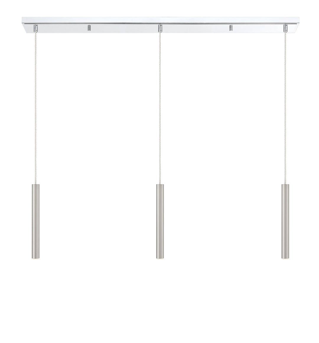 Z-Lite Canada - 917MP12-BN-LED-3LCH - LED Linear Chandelier - Forest - Chrome