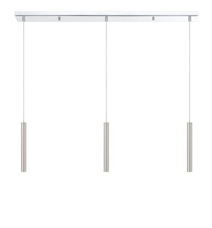 Z-Lite Canada - 917MP12-BN-LED-3LCH - LED Linear Chandelier - Forest - Chrome