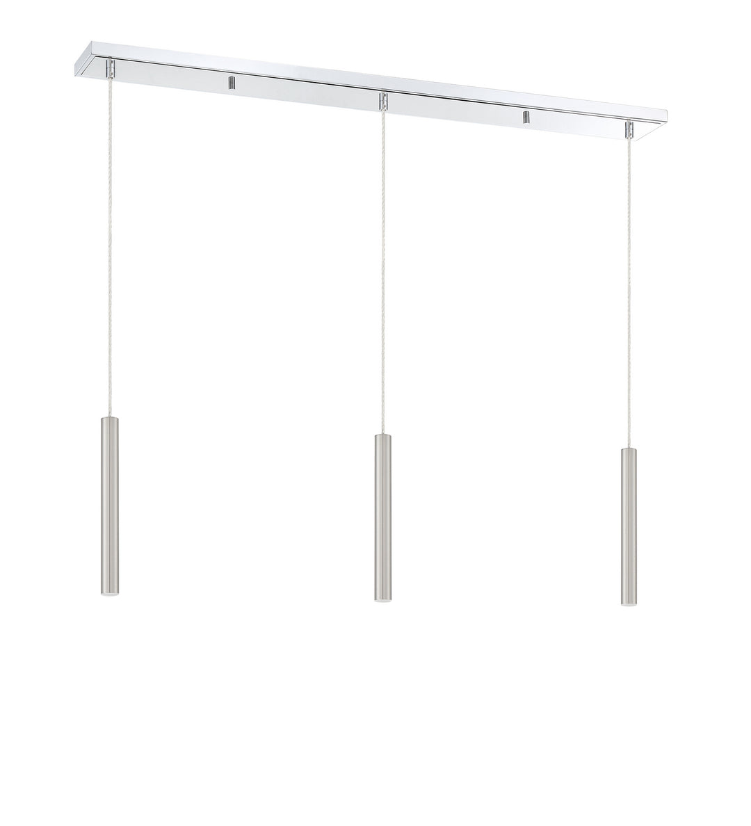 Z-Lite Canada - 917MP12-BN-LED-3LCH - LED Linear Chandelier - Forest - Chrome
