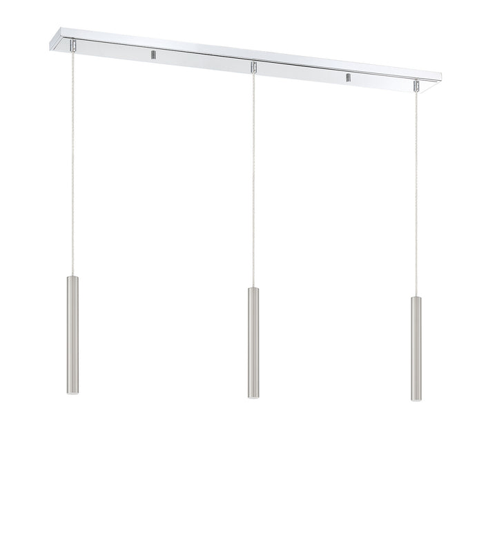 Z-Lite Canada - 917MP12-BN-LED-3LCH - LED Linear Chandelier - Forest - Chrome