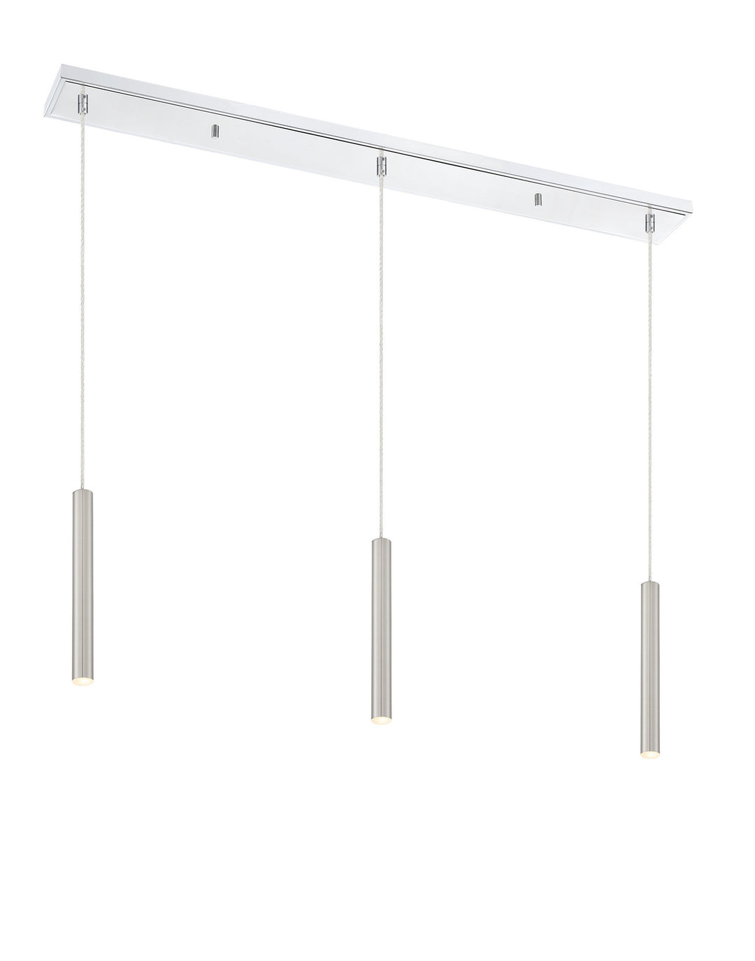 Forest LED Linear Chandelier in Chrome - available from The Lighting Shoppe, trusted by Canadian homeowners