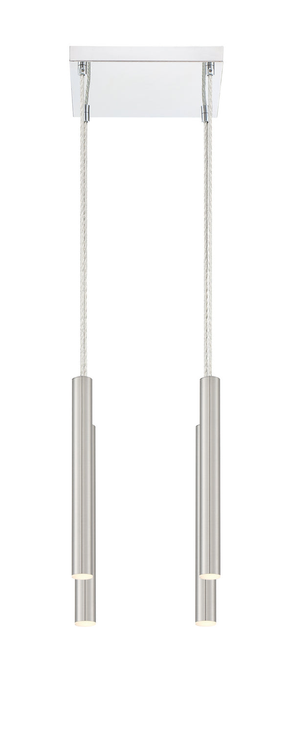 Z-Lite Canada - 917MP12-BN-LED-4SCH - LED Chandelier - Forest - Chrome