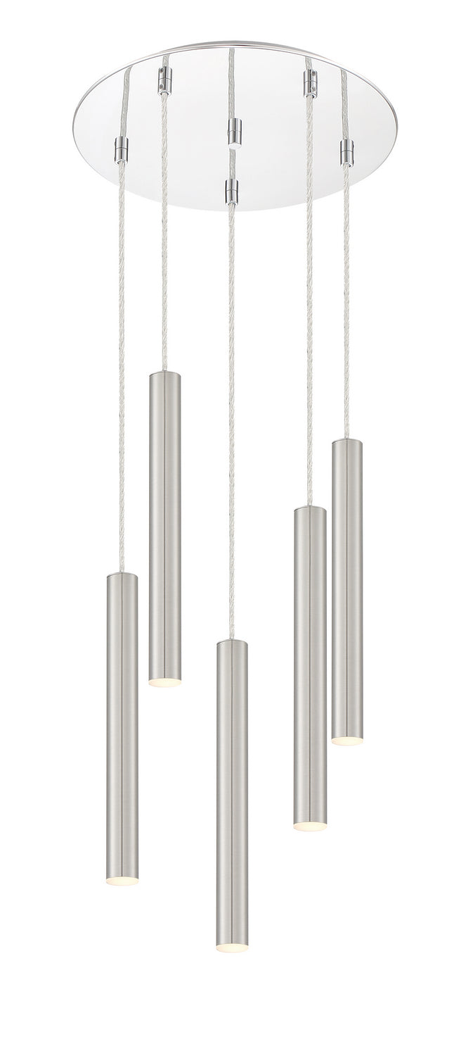 Z-Lite Canada - 917MP12-BN-LED-5RCH - LED Chandelier - Forest - Chrome
