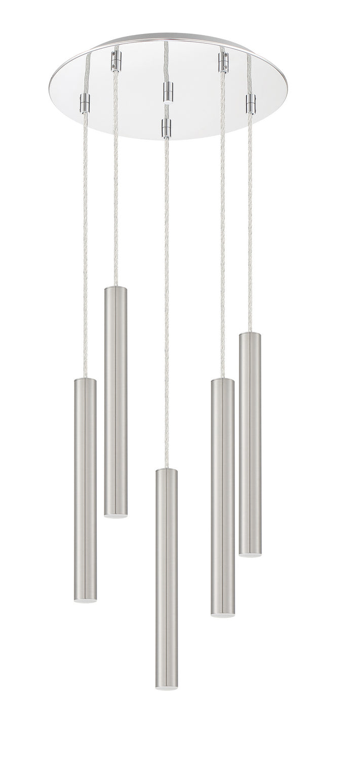 Z-Lite Canada - 917MP12-BN-LED-5RCH - LED Chandelier - Forest - Chrome