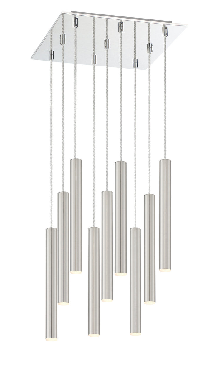 Z-Lite Canada - 917MP12-BN-LED-9SCH - LED Chandelier - Forest - Chrome