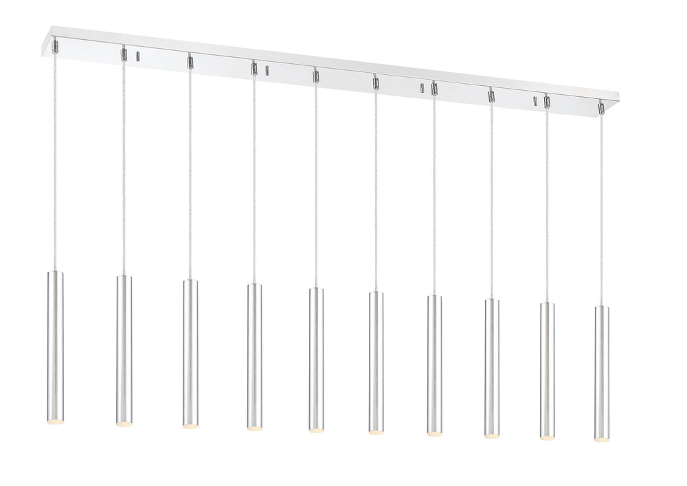 Z-Lite Canada - 917MP12-CH-LED-10LCH - LED Linear Chandelier - Forest - Chrome