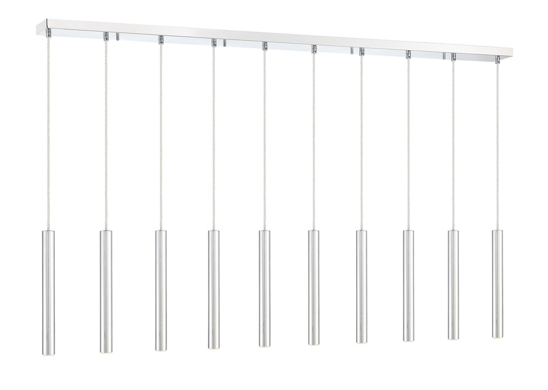 Z-Lite Canada - 917MP12-CH-LED-10LCH - LED Linear Chandelier - Forest - Chrome