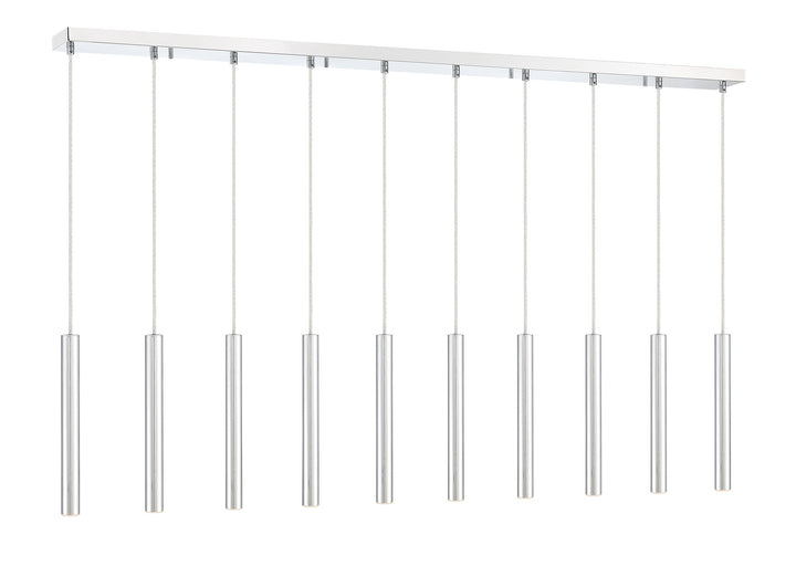 Z-Lite Canada - 917MP12-CH-LED-10LCH - LED Linear Chandelier - Forest - Chrome