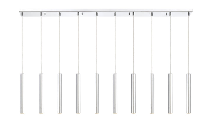 Z-Lite Canada - 917MP12-CH-LED-10LCH - LED Linear Chandelier - Forest - Chrome