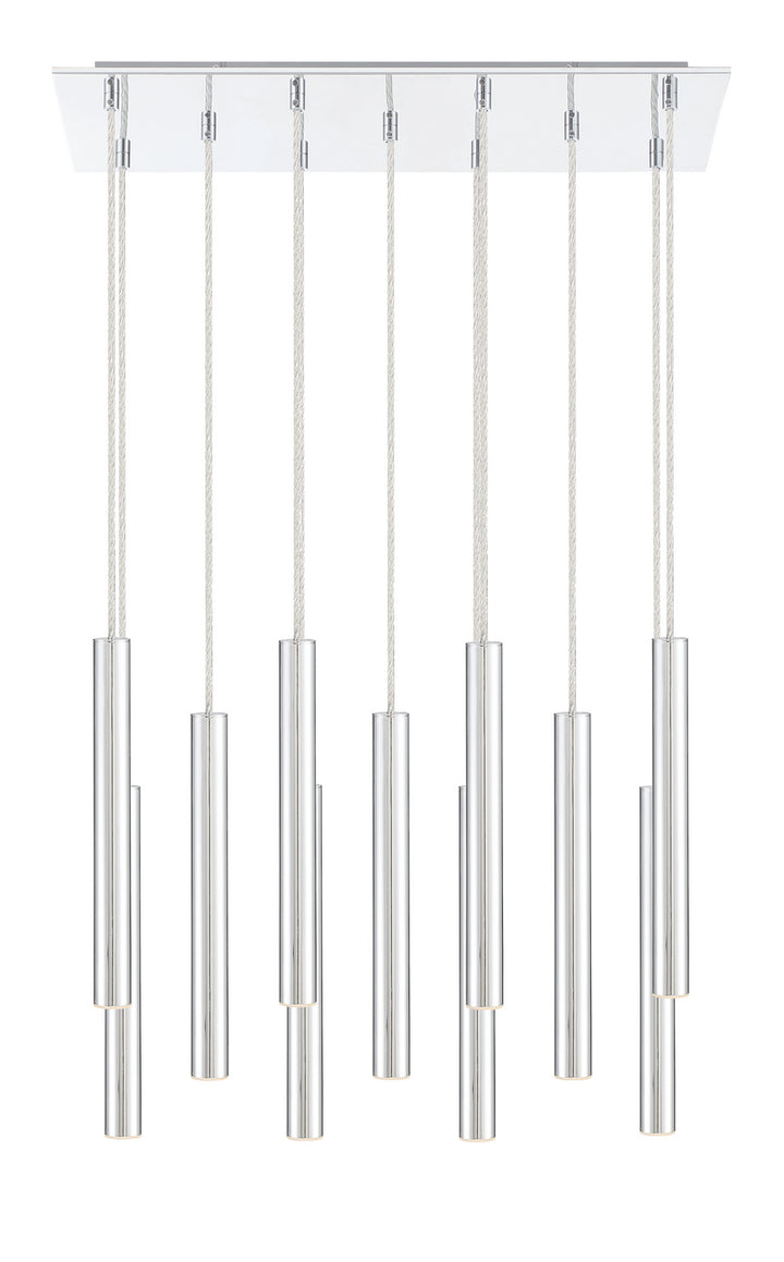 Z-Lite Canada - 917MP12-CH-LED-11LCH - LED Chandelier - Forest - Chrome