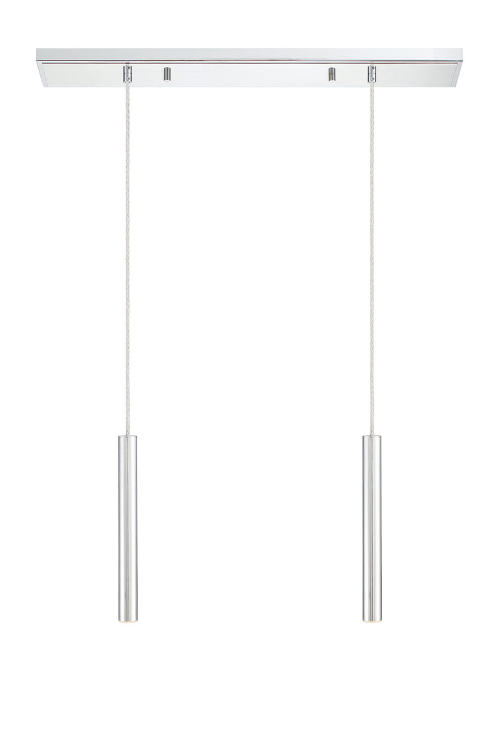 Z-Lite Canada - 917MP12-CH-LED-2LCH - LED Linear Chandelier - Forest - Chrome