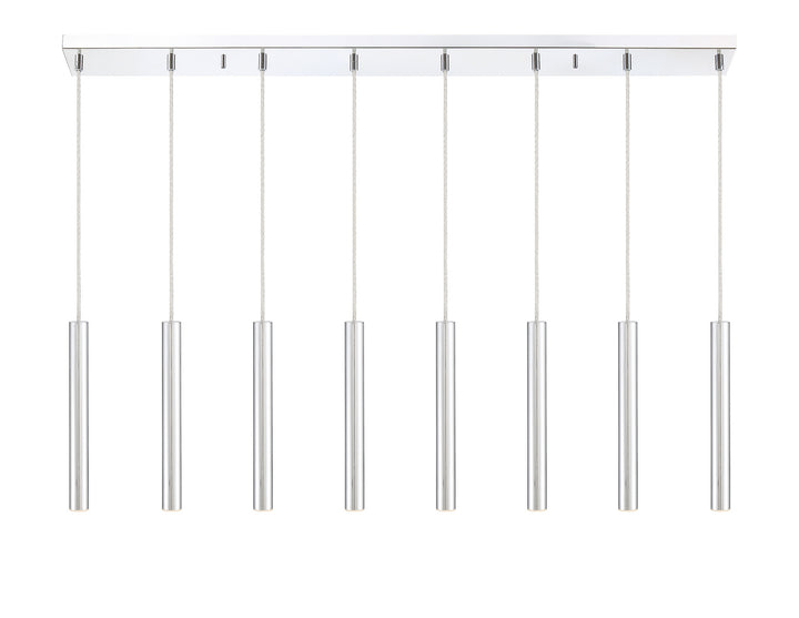 Z-Lite Canada - 917MP12-CH-LED-8LCH - LED Linear Chandelier - Forest - Chrome