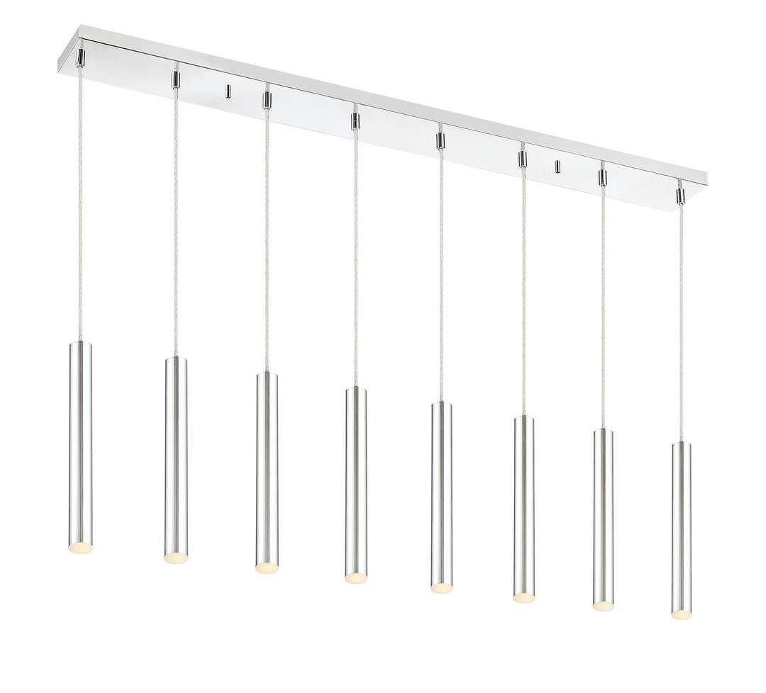 Forest LED Linear Chandelier in Chrome - available from The Lighting Shoppe, trusted by Canadian homeowners