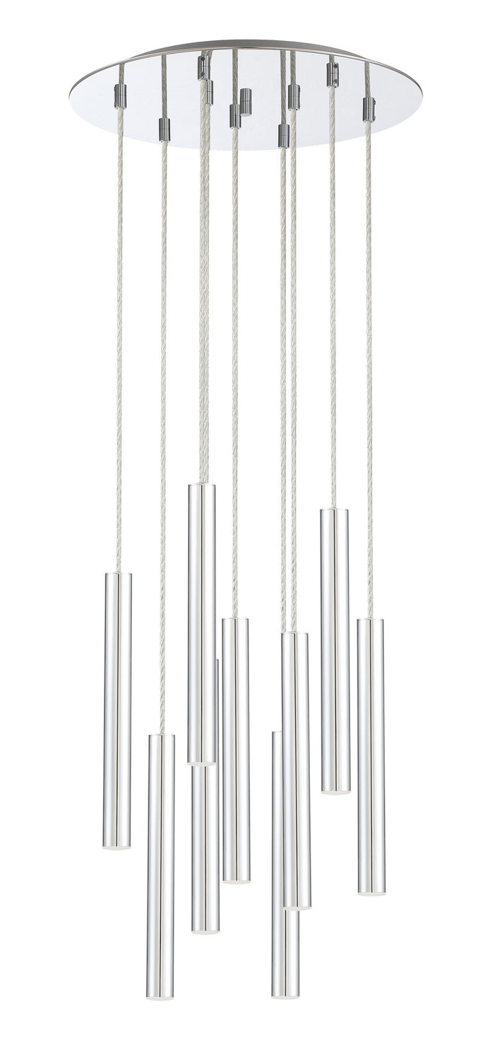 Z-Lite Canada - 917MP12-CH-LED-9RCH - LED Chandelier - Forest - Chrome