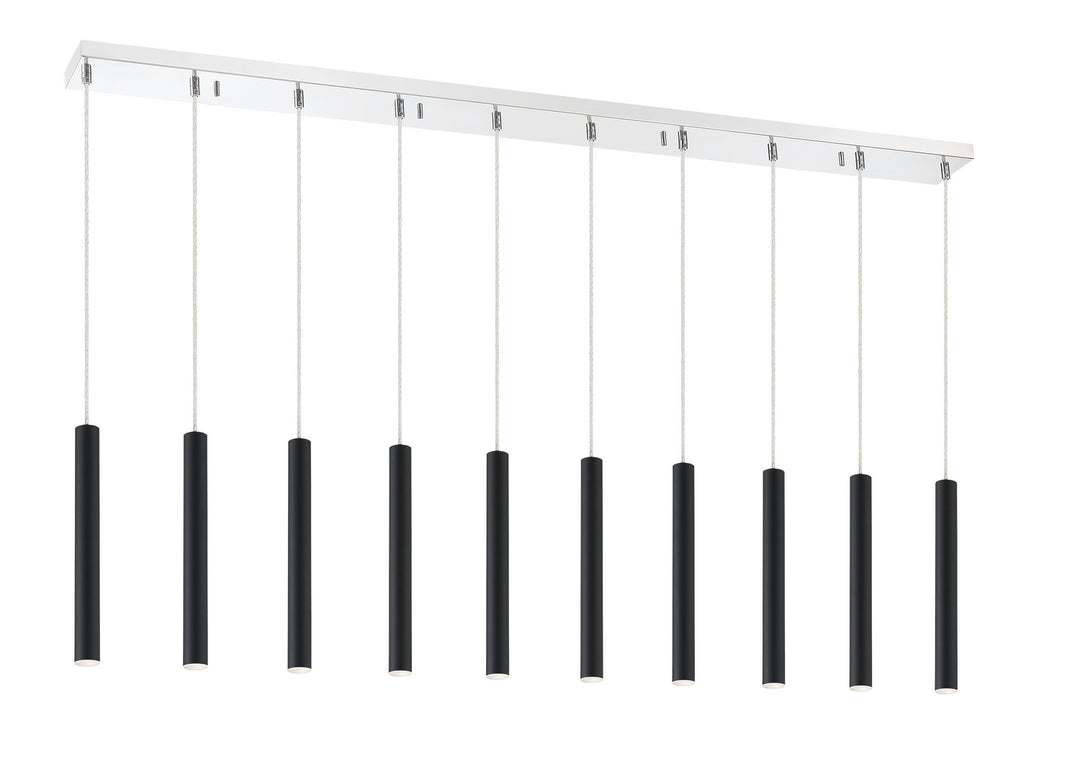 Z-Lite Canada - 917MP12-MB-LED-10LCH - LED Linear Chandelier - Forest - Chrome