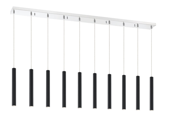 Z-Lite Canada - 917MP12-MB-LED-10LCH - LED Linear Chandelier - Forest - Chrome