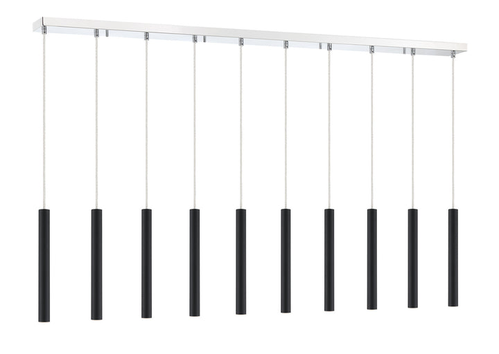 Z-Lite Canada - 917MP12-MB-LED-10LCH - LED Linear Chandelier - Forest - Chrome