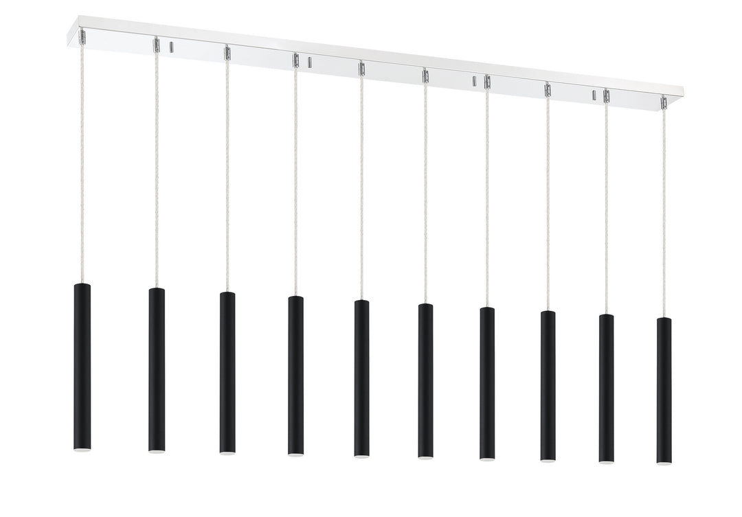 Z-Lite Canada - 917MP12-MB-LED-10LCH - LED Linear Chandelier - Forest - Chrome