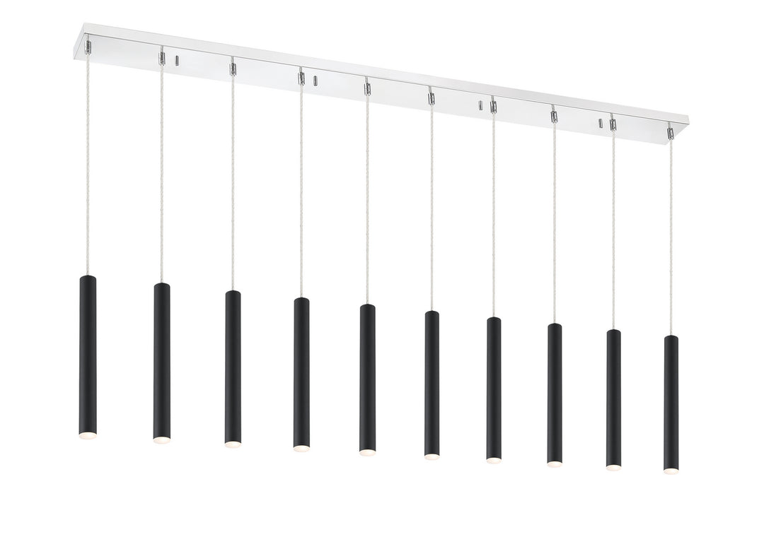 Forest LED Linear Chandelier in Chrome - available from The Lighting Shoppe, trusted by Canadian homeowners